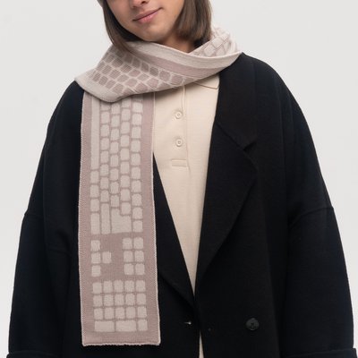 Scarf KEYBOARD <br>/БЕЖЕВЫЙ